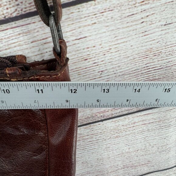 Jack‎ Georges Brown Leather Purse 6 Zippered Pockets - Picture 12 of 16